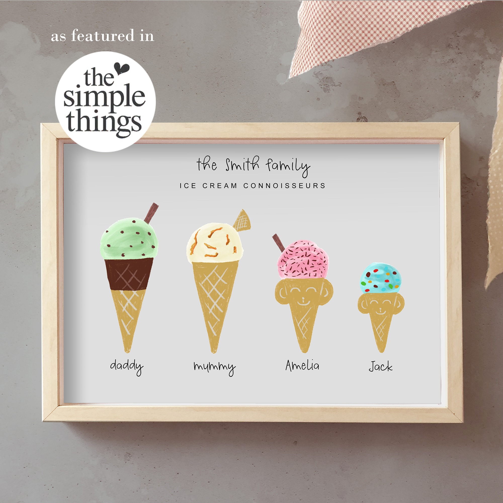 ice cream print