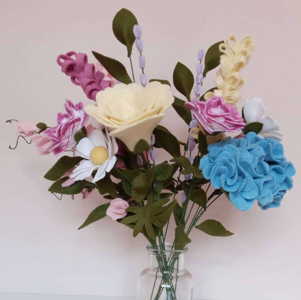 Felt flower shop - Bouquets