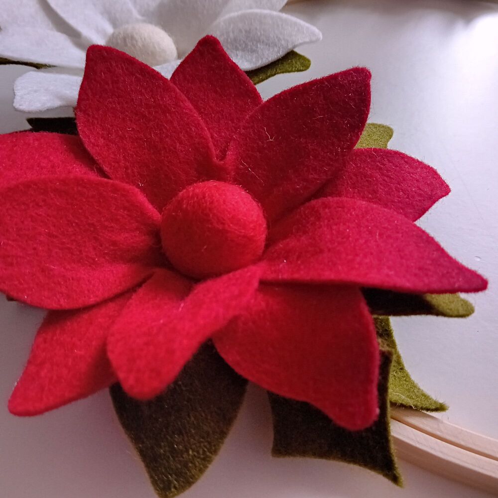 Poinsettia Wreath