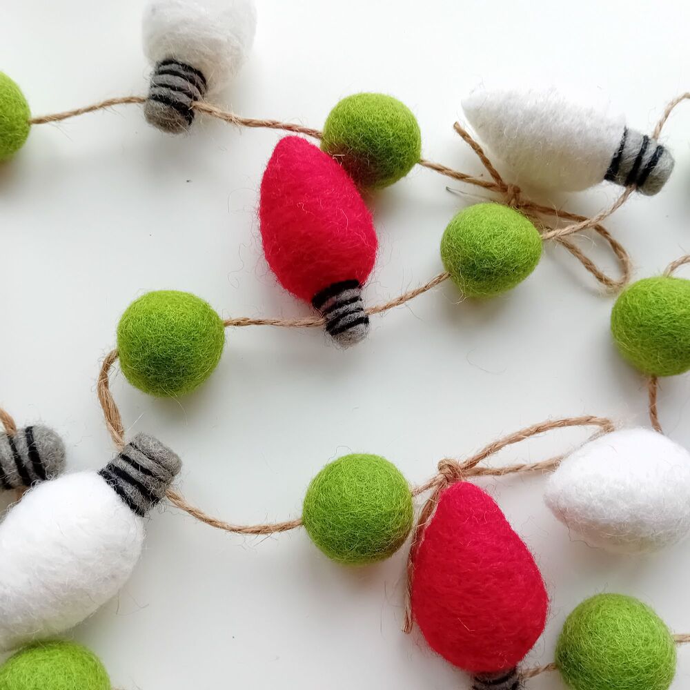 Christmas Lights Garland