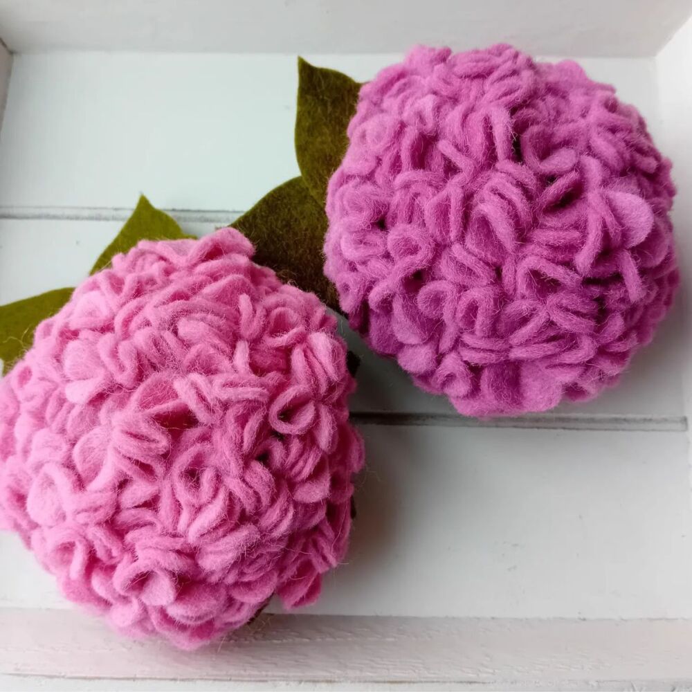 Hydrangea Brooch