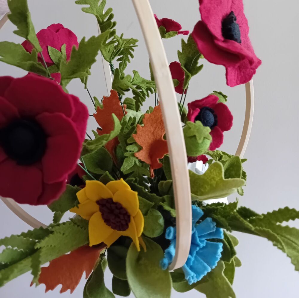 Hanging Hoop - Wildflower