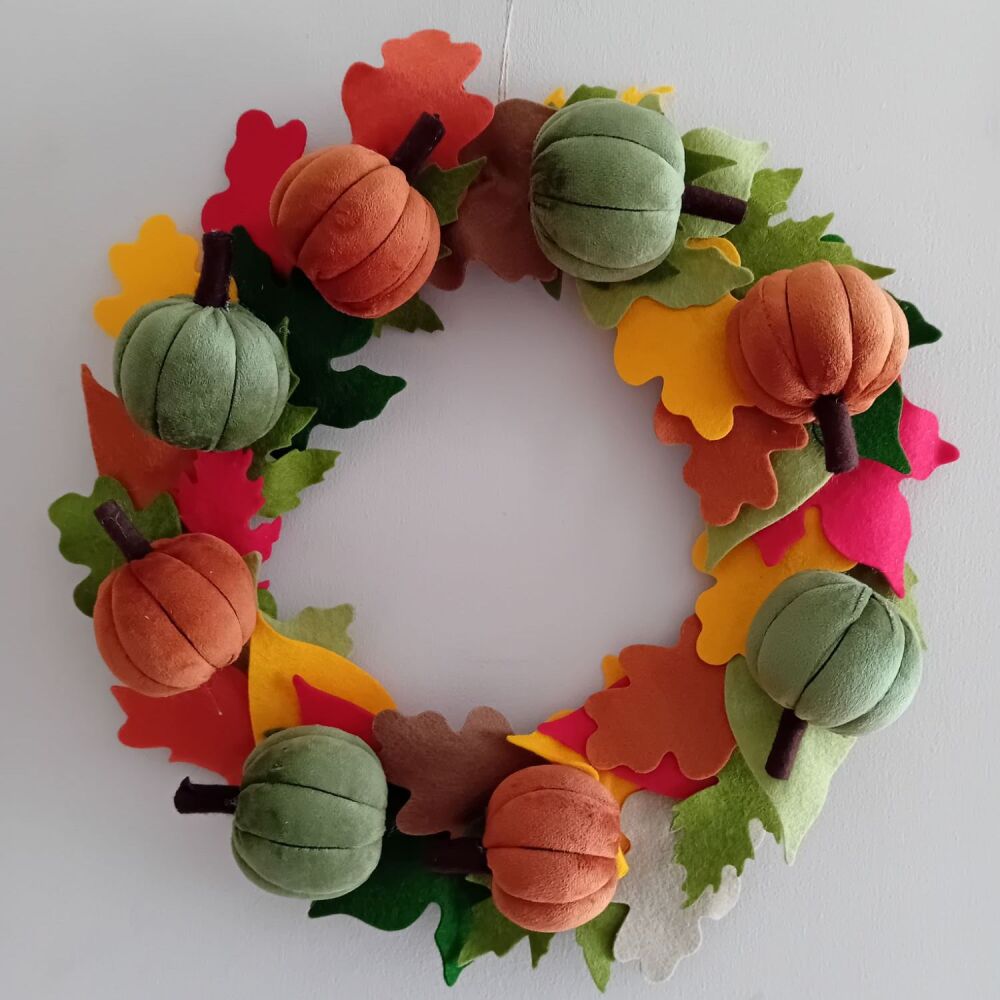 Pumpkin Wreath