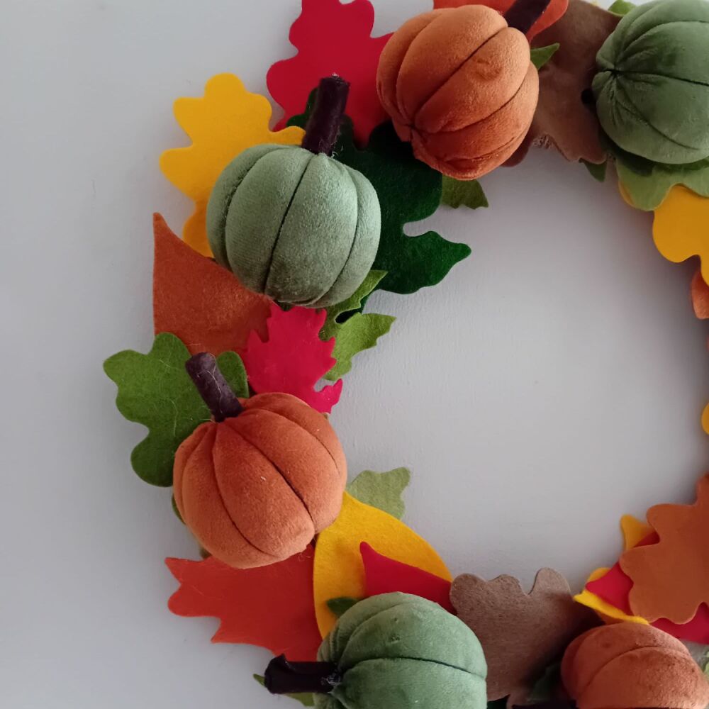 Pumpkin Wreath