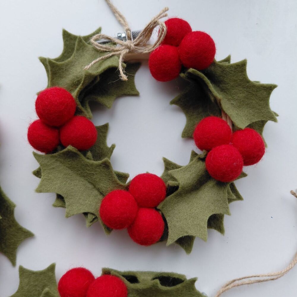 Holly and Berries Wreath