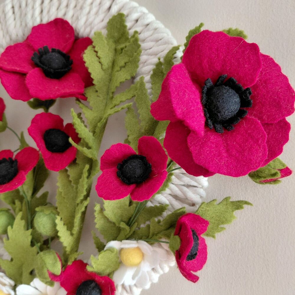 Poppy Garden Wreath