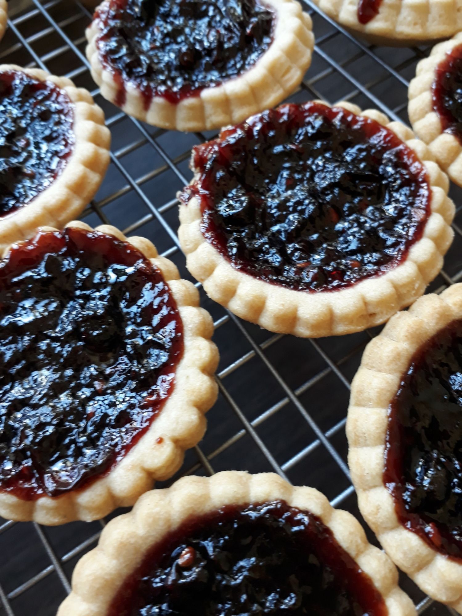 Traditional Jam Tarts suitable for vegans