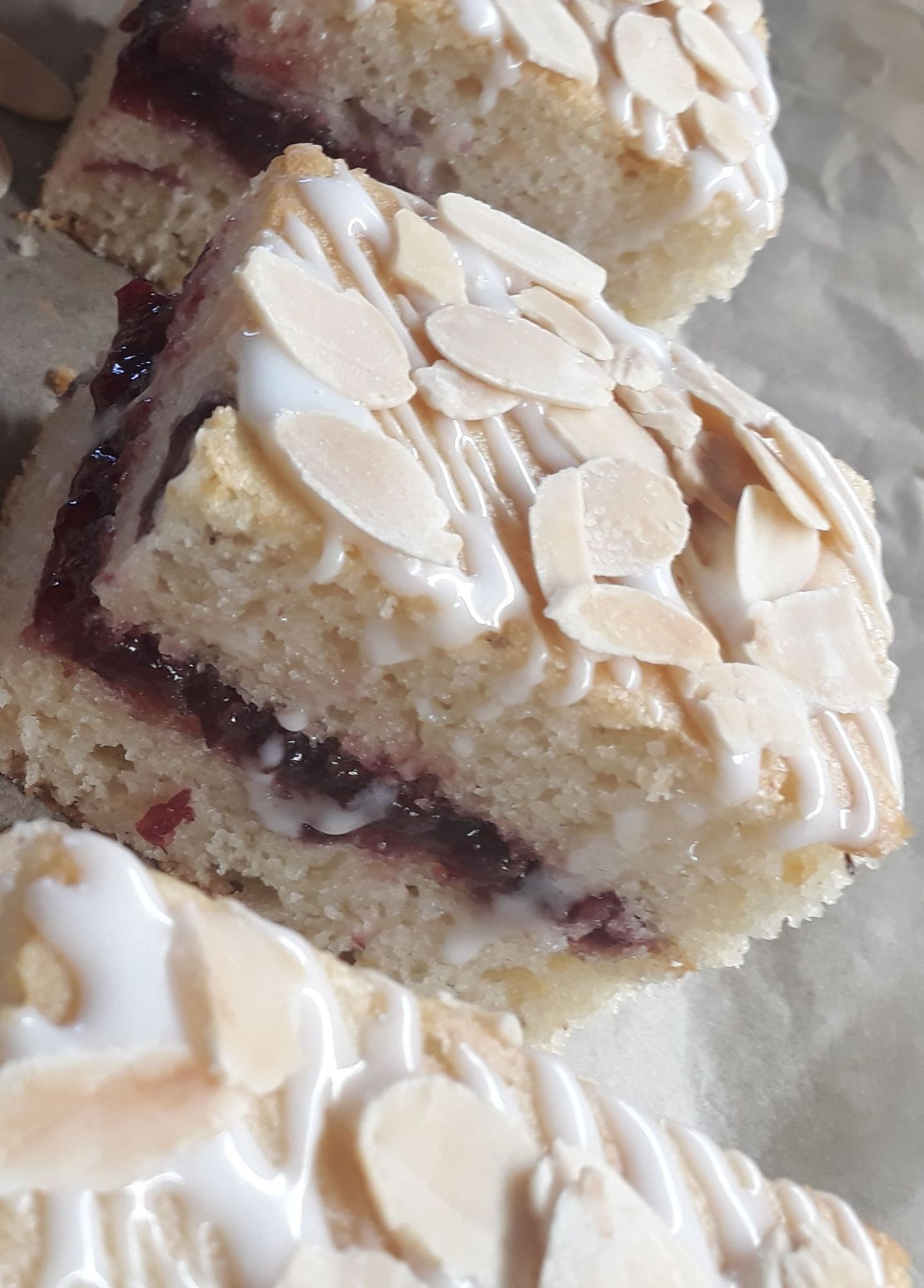 Vegan Cherry Bakewell Cake