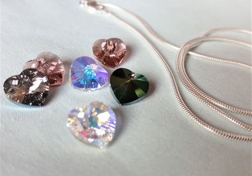Swarovski hearts (3)