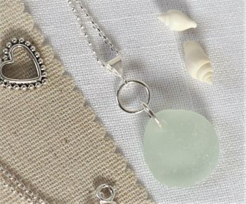 Circular sea glass