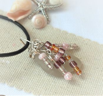 Pinks and orange pirate beads
