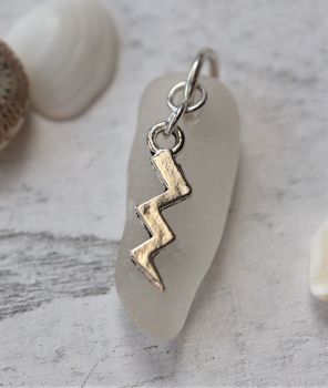 White sea glass