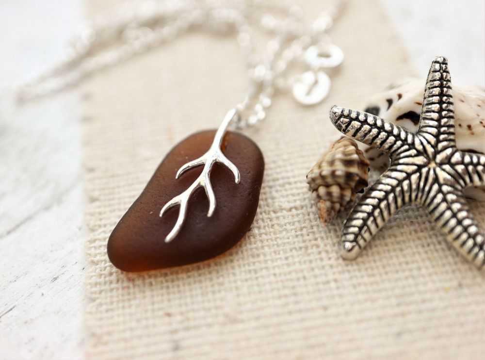 Brown veined leaf