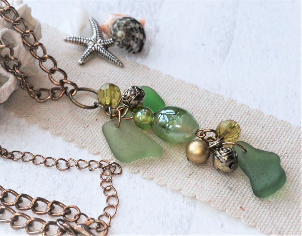 Greens and beads