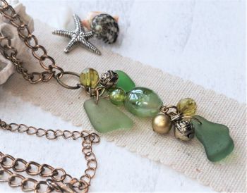 Greens and beads