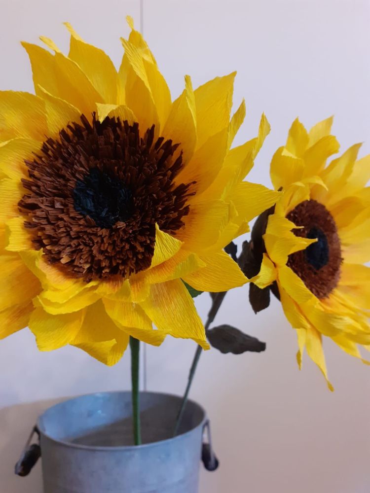 Paper Sunflower Workshop - Supporting Ukraine Humanitarian Appeal