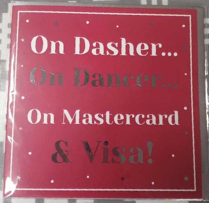 Christmas Card - On Dasher