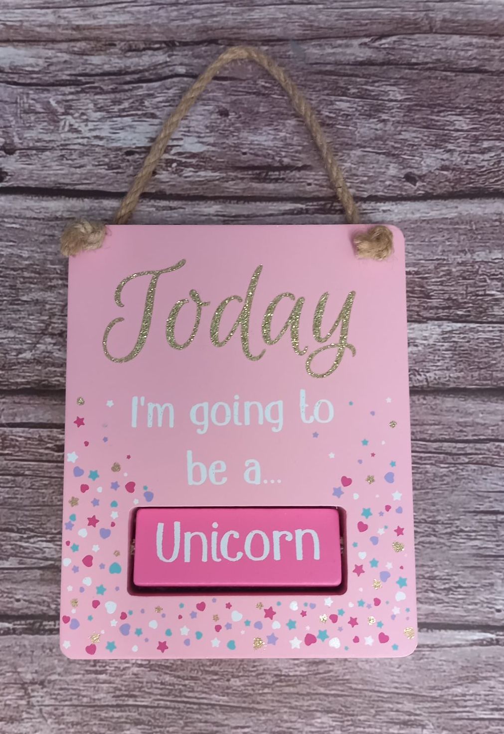 Rotating Unicorn/Mermaid Sign