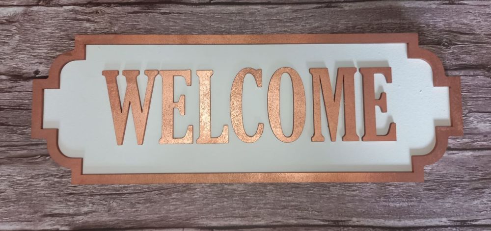 Street Sign - Welcome