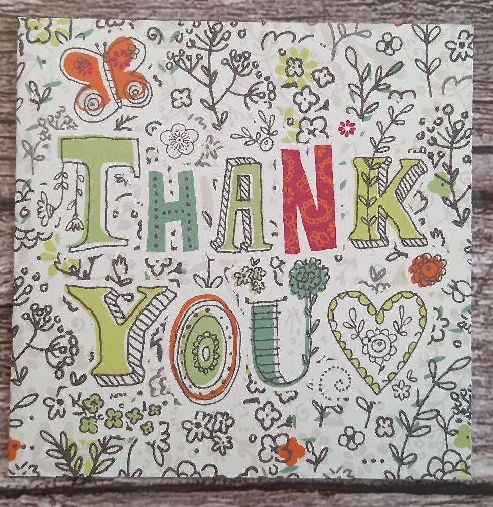 Greetings Card - Thank You