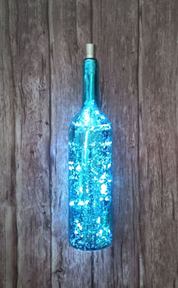 Light up Metallic Bottle - Blue