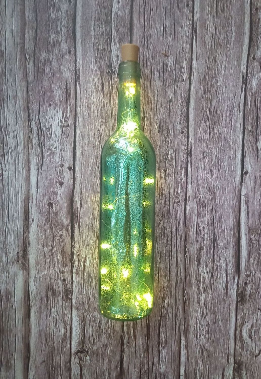 Light up Bottle - Emerald Green