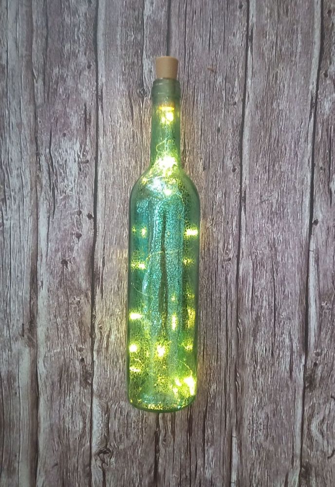 Light up Metallic Bottle - Green