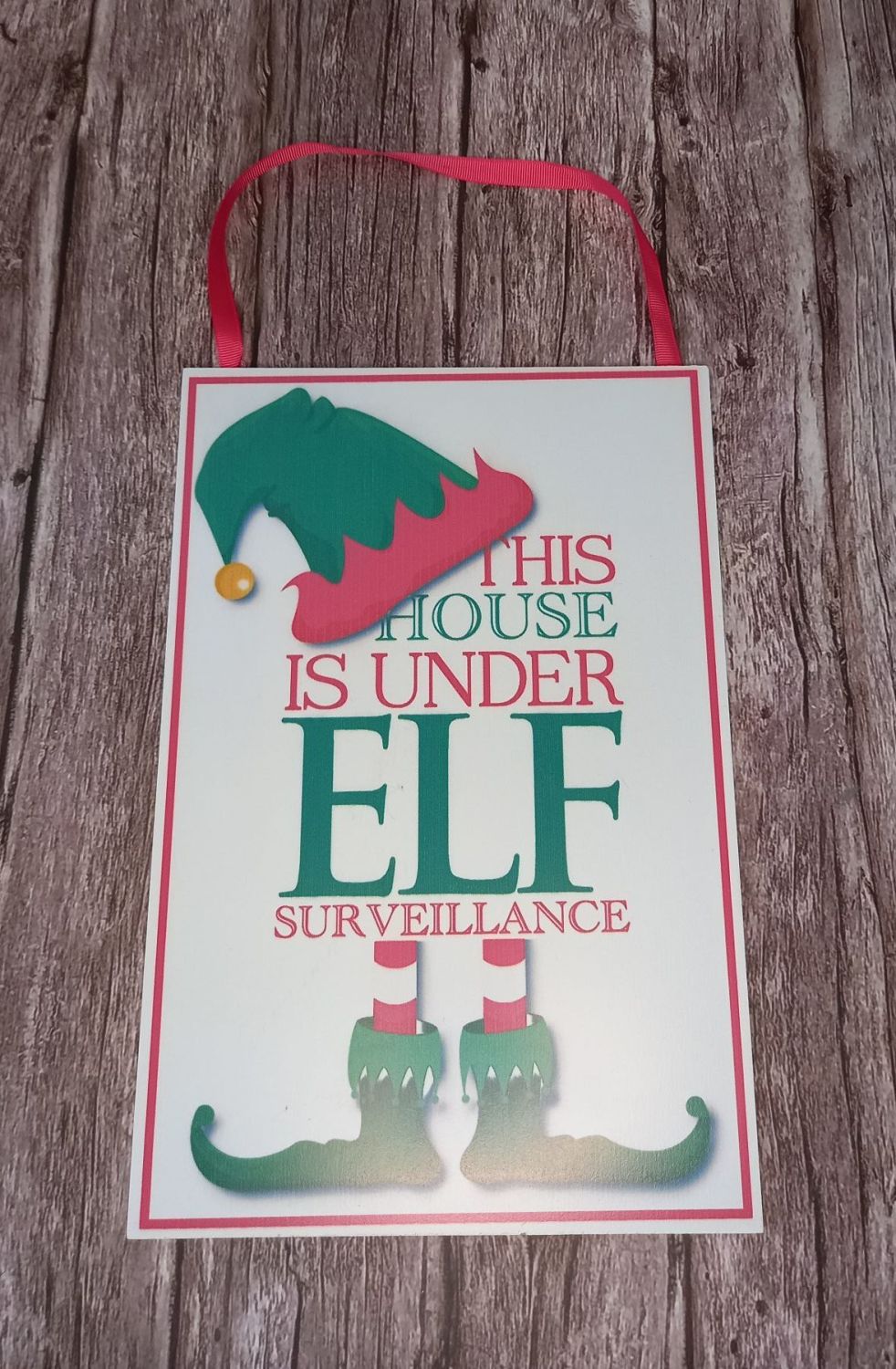 Elf Surveillance Plaque
