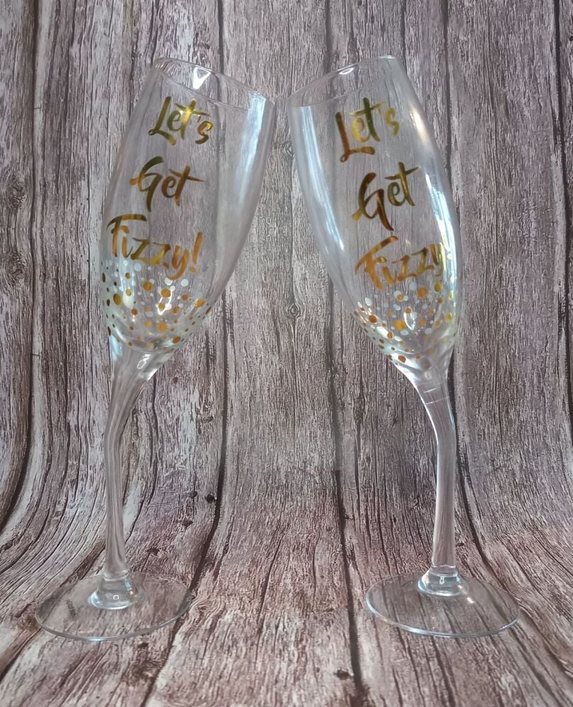 Bendy Prosecco Flutes - Fizzy