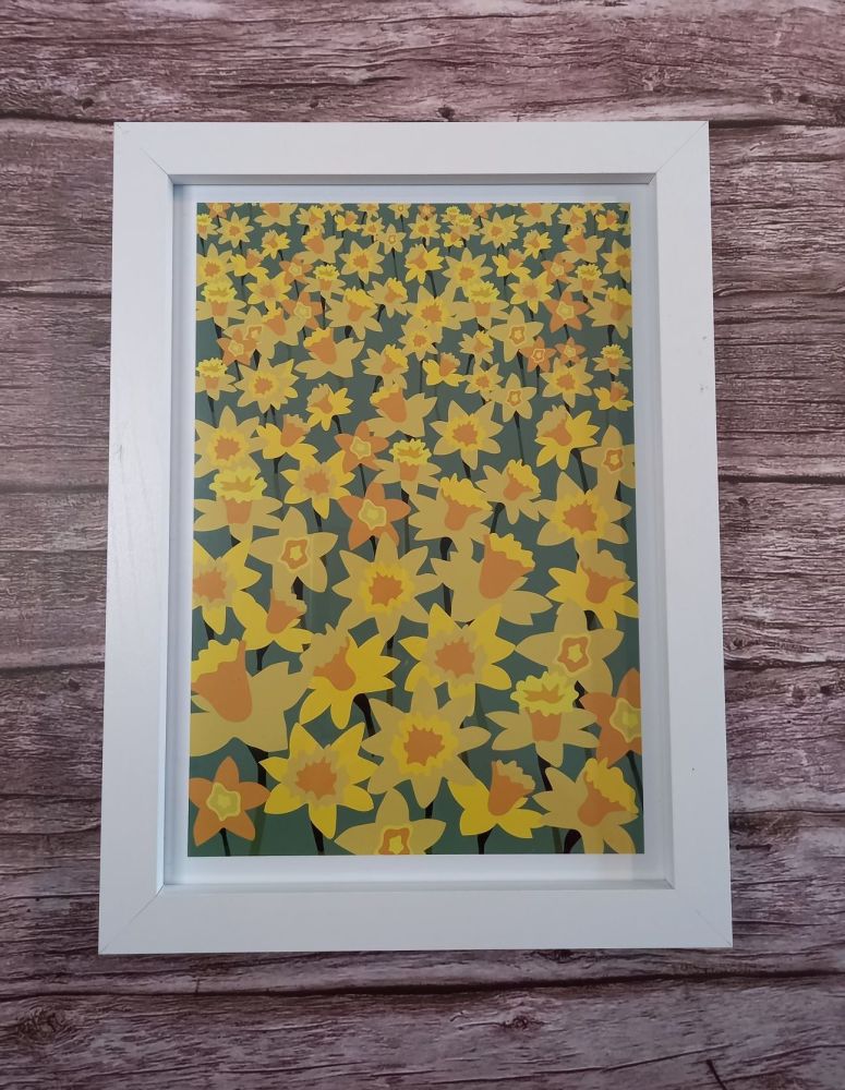 A4 Daffodil Print