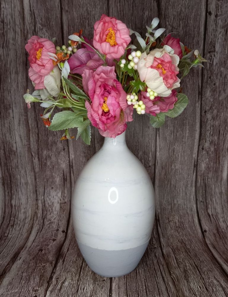 Grey and Marble Vase