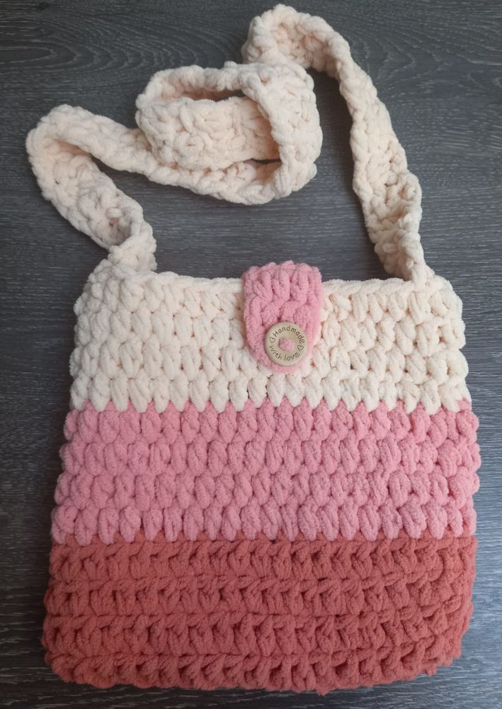 Crochet Peg Bag - Chunky Wool