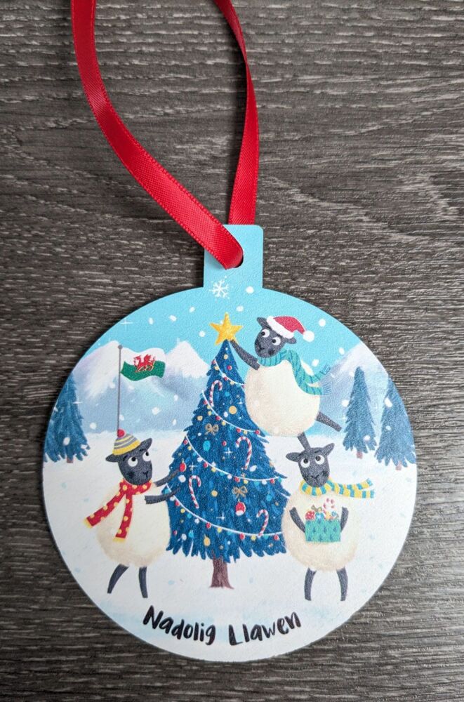 Nadolig Llawen Decoration - Christmas Tree