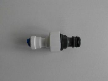 Hoselock to 1/4" connector