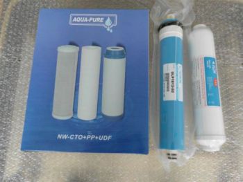 5 stage reverse osmosis filter set including 50gpd membrane