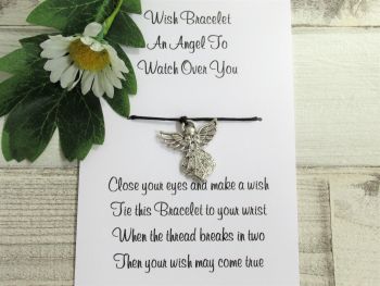 An Angel To Watch Over You Wish Bracelet
