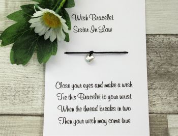 Sister In Law Wish Bracelet
