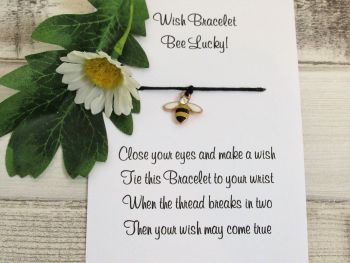 Bee Lucky Wish Bracelet
