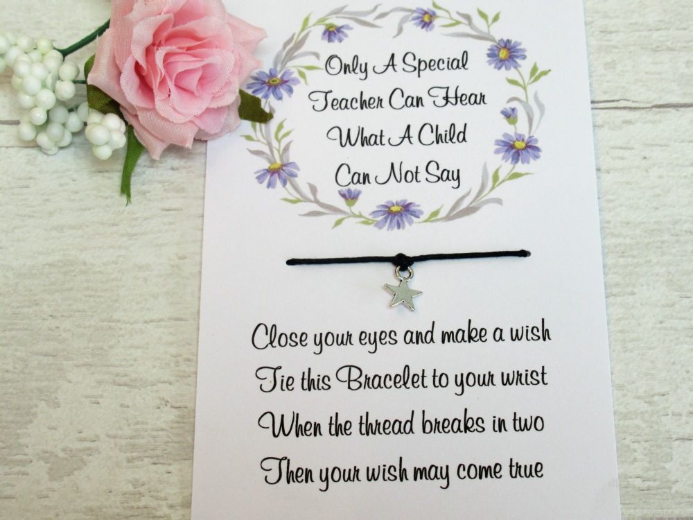 Wish bracelets teacher best sale