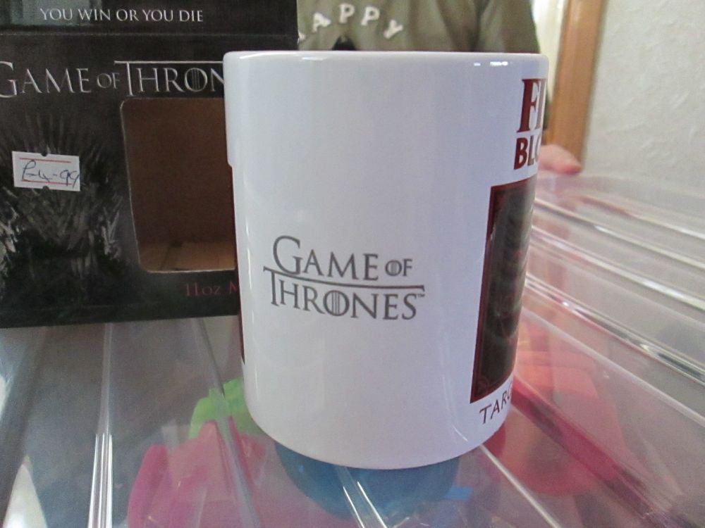 Fire & Blood Targaryn 11oz Game Of Thrones Official Licensed Mug