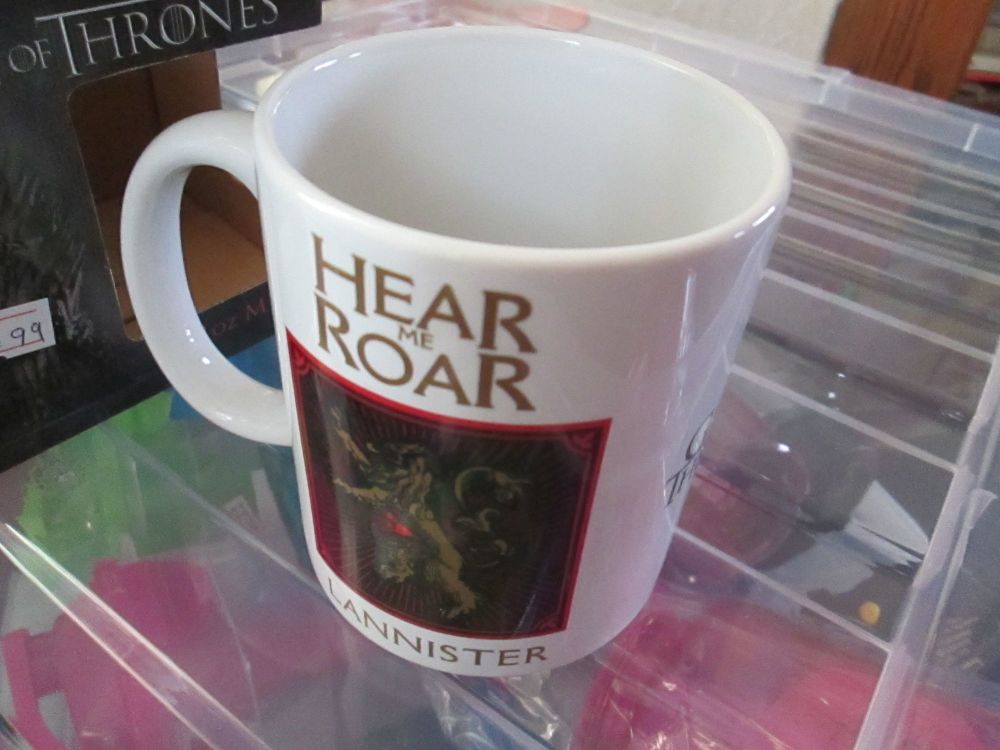 Hear Me Roar Lannister 11oz Game Of Thrones Official Licensed Mug