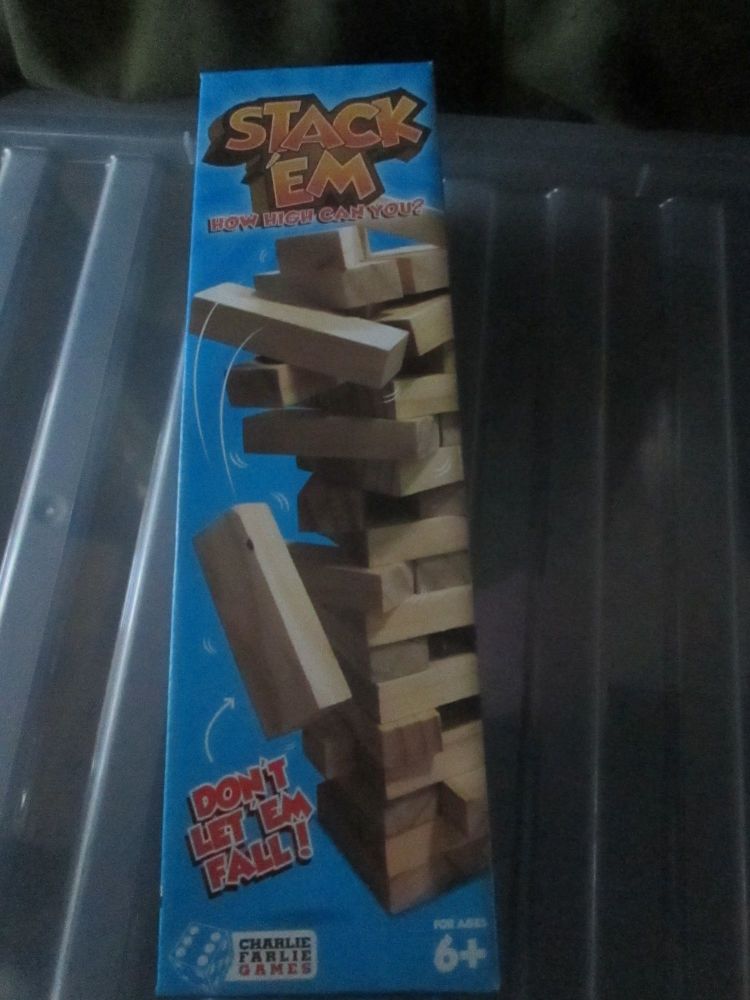 Wooden Stack 'Em Game