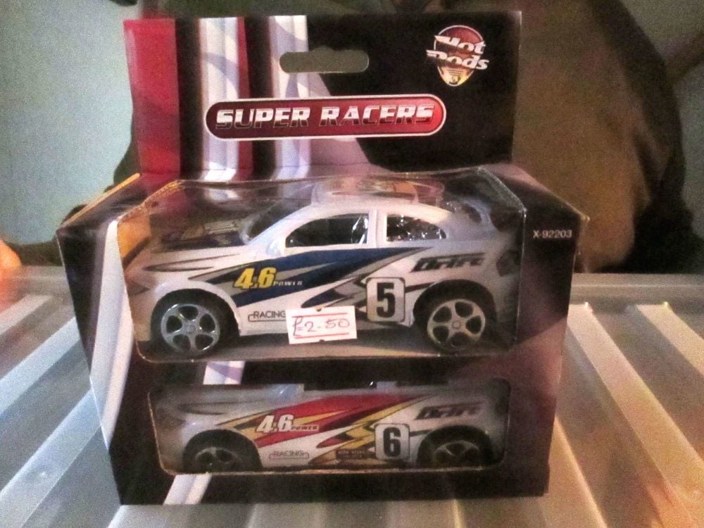 #5 / #6 Hot Rods Super Racers Twin Car Pack