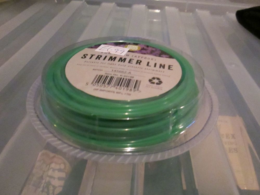 Green 2mm Strimmer Line 2m