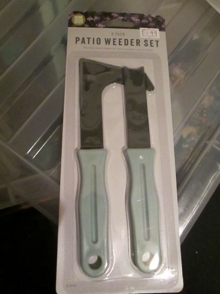 Green 2pc Patio Weeder Set - Home Grown Planting