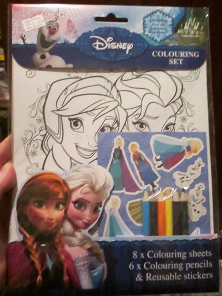 Disney Frozen - Licensed Foil Colouring Set