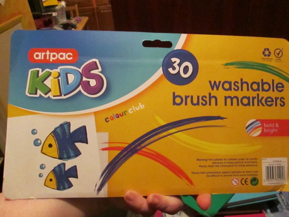 Artpac 30 Washable Brush Markers