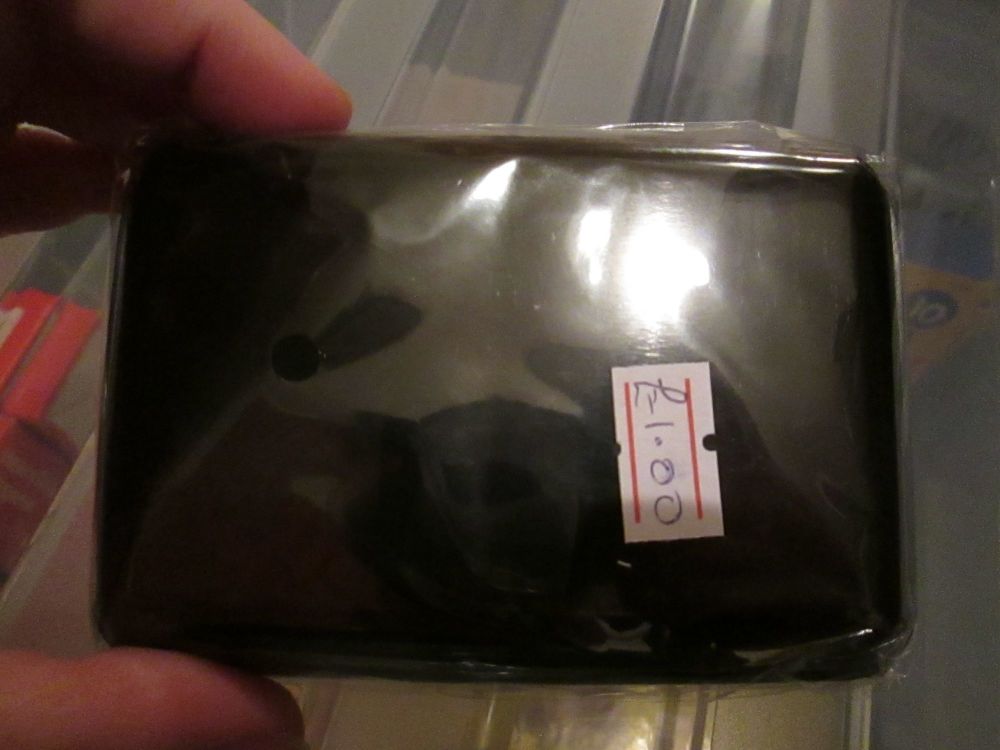 Black 6 Pocket Aluminium Credit Card Case