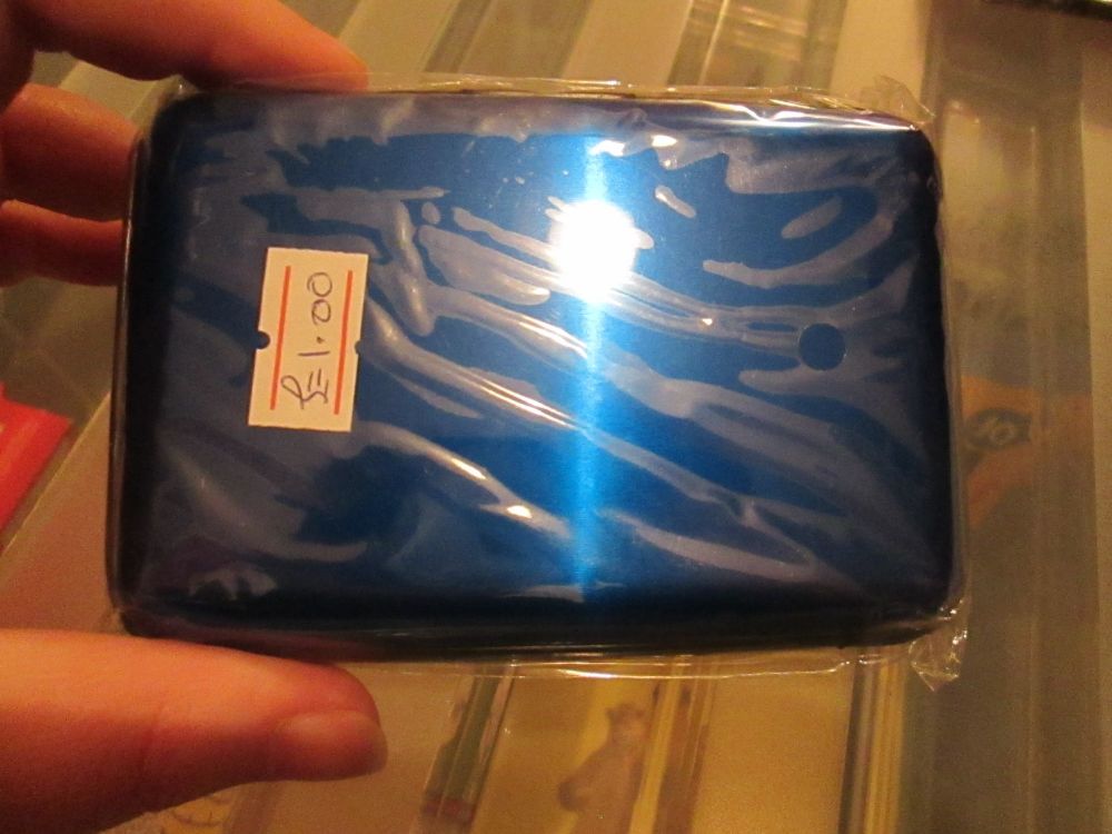 Blue 6 Pocket Aluminium Credit Card Case