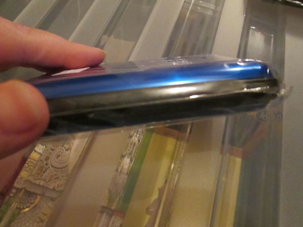 Blue 6 Pocket Aluminium Credit Card Case
